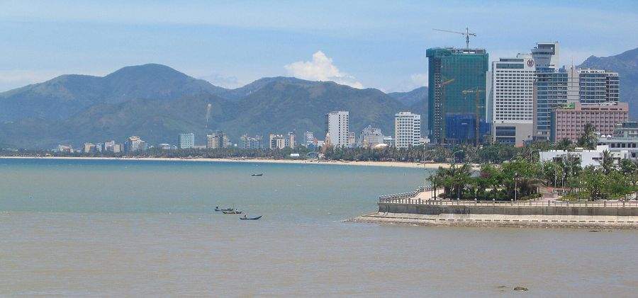 Nha Trang bay and skyline